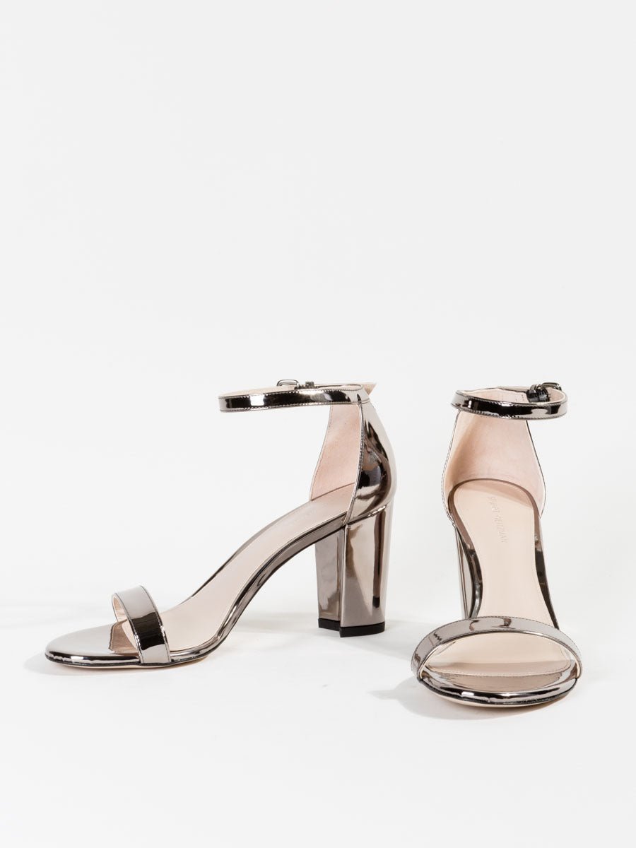 Flow in Pewter Wedge Sandals | Women's Shoes by NAKED FEET –  shop.gottahavemypumps.com