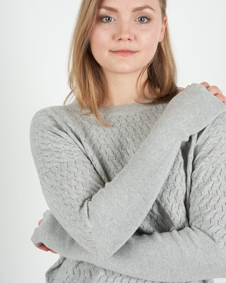 lisette sweater - heathered grey