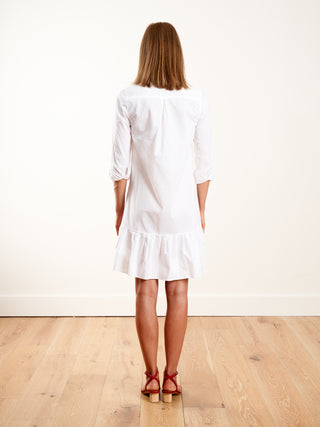 sweet shirt dress - white