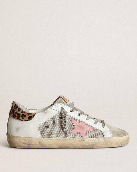 靴 GOLDEN  SUPER STAR LEOPARD HORSY super-star-suede-toe-leather-