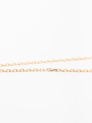 single hoop earring with hanging chain