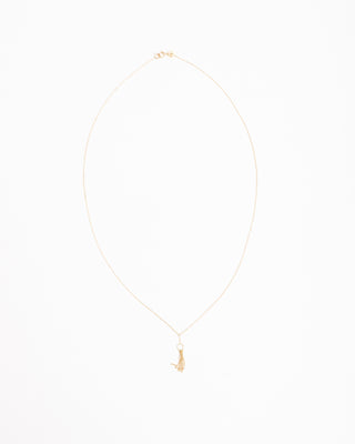 gold drop necklace