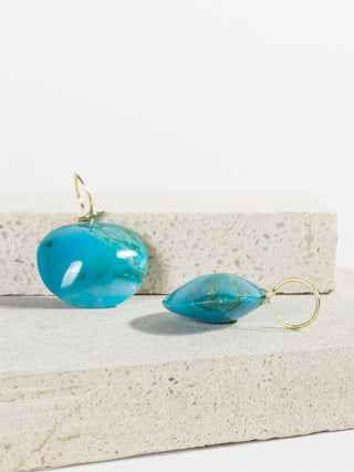 paraiba opal earrings