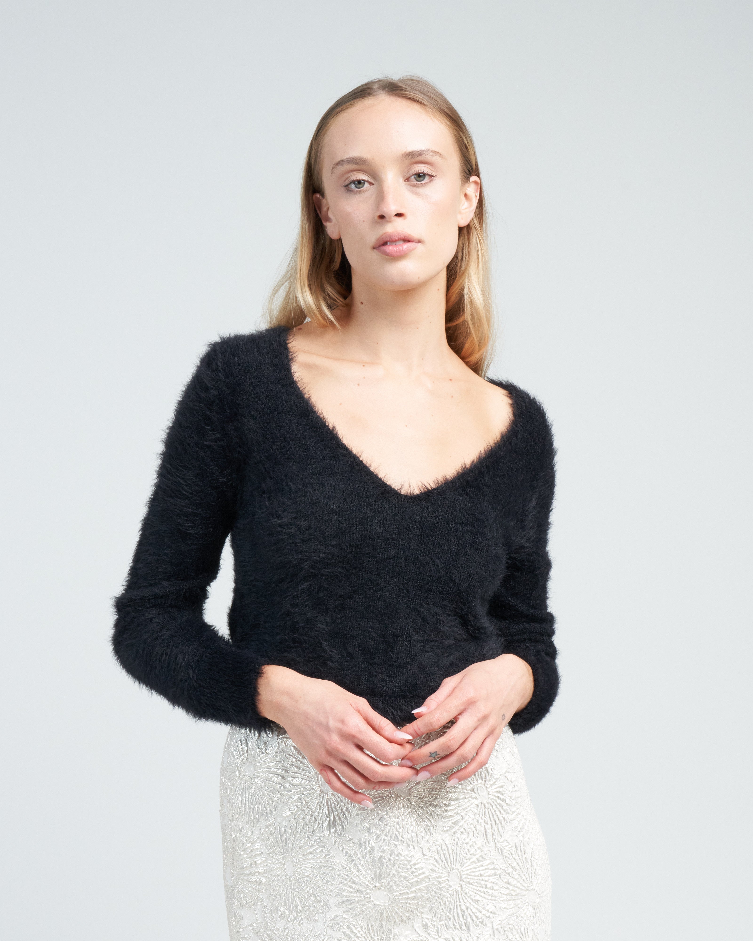 トップスDries Van Noten Tallis Sweater Black - ニット/セーター
