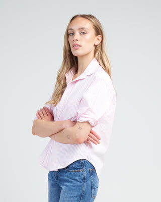the crop shirt, royale cotton - trop belle stripe