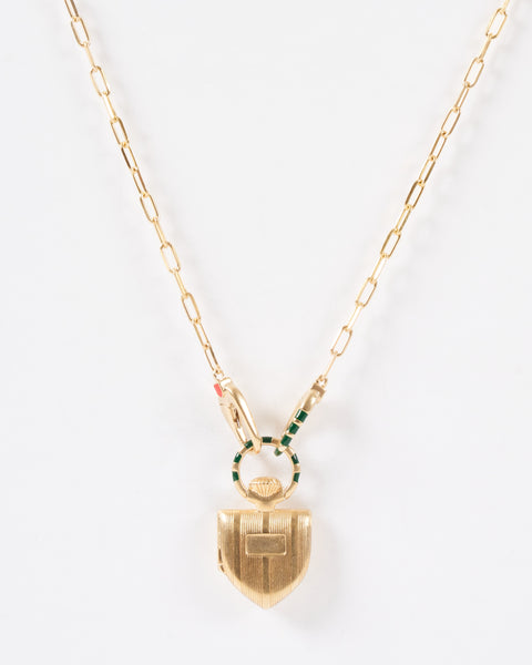 芸能人 愛用の通販 Curiouser The Ben Vault 16 Stripe- Chain Paperclip 14K W/ 帽子