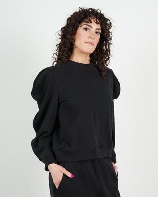 scallop sweatshirt - black black