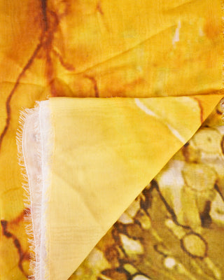 tiffany floral scarf - yellow/white