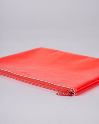 fluoro zip large - fluoro red