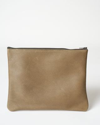 large zip pouch - basic olive