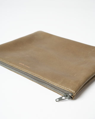 large zip pouch - basic olive