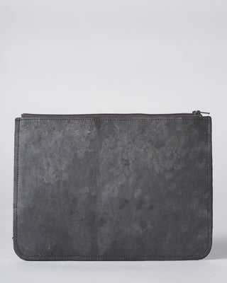 large zip pouch - slate