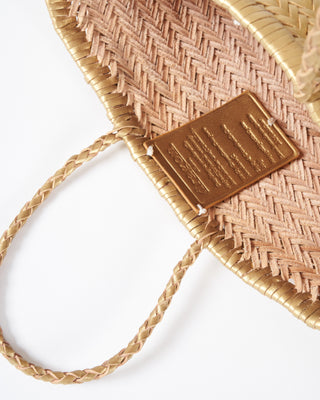 triple jump mini - gold leather