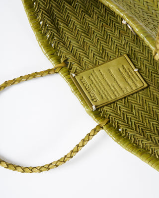 triple jump mini - green leather