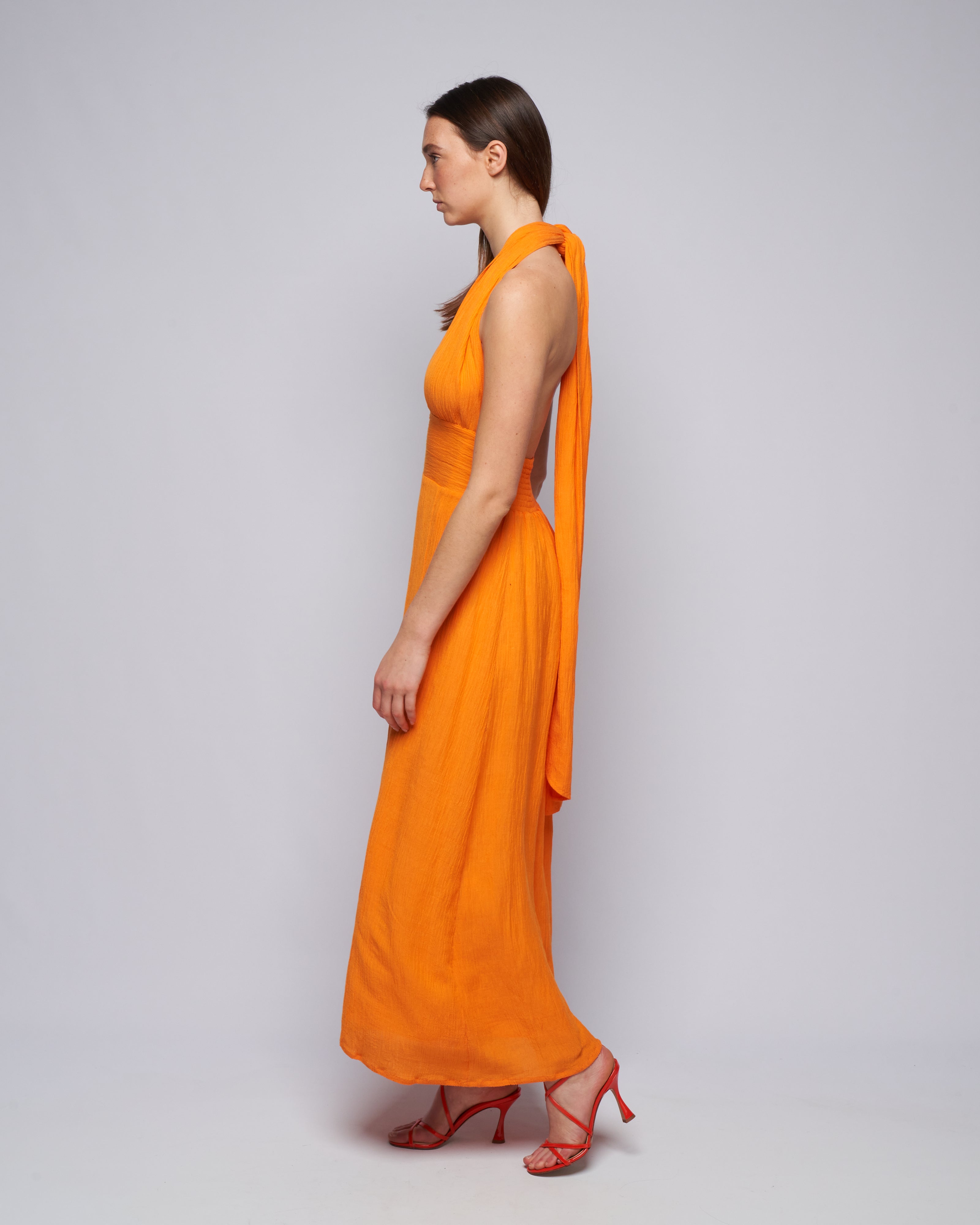 Faithfull Tropiques Maxi Dress Tangerine Faithfull Tropiques Maxi Dress Tangerine