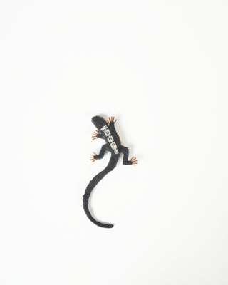 caiman lizard brooch pin
