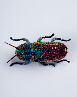 moroccan jewel beetle brooch