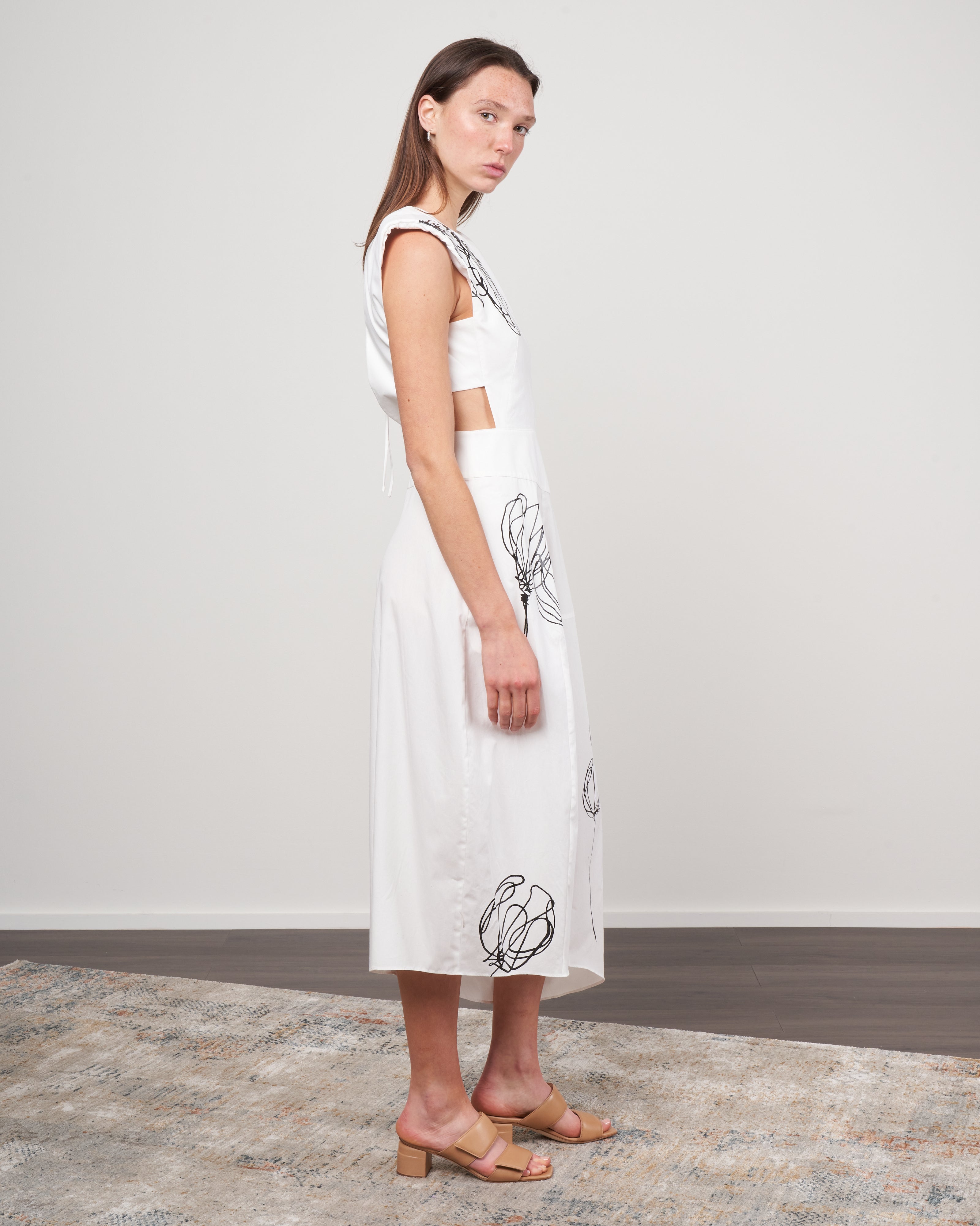 Tibi store white dress