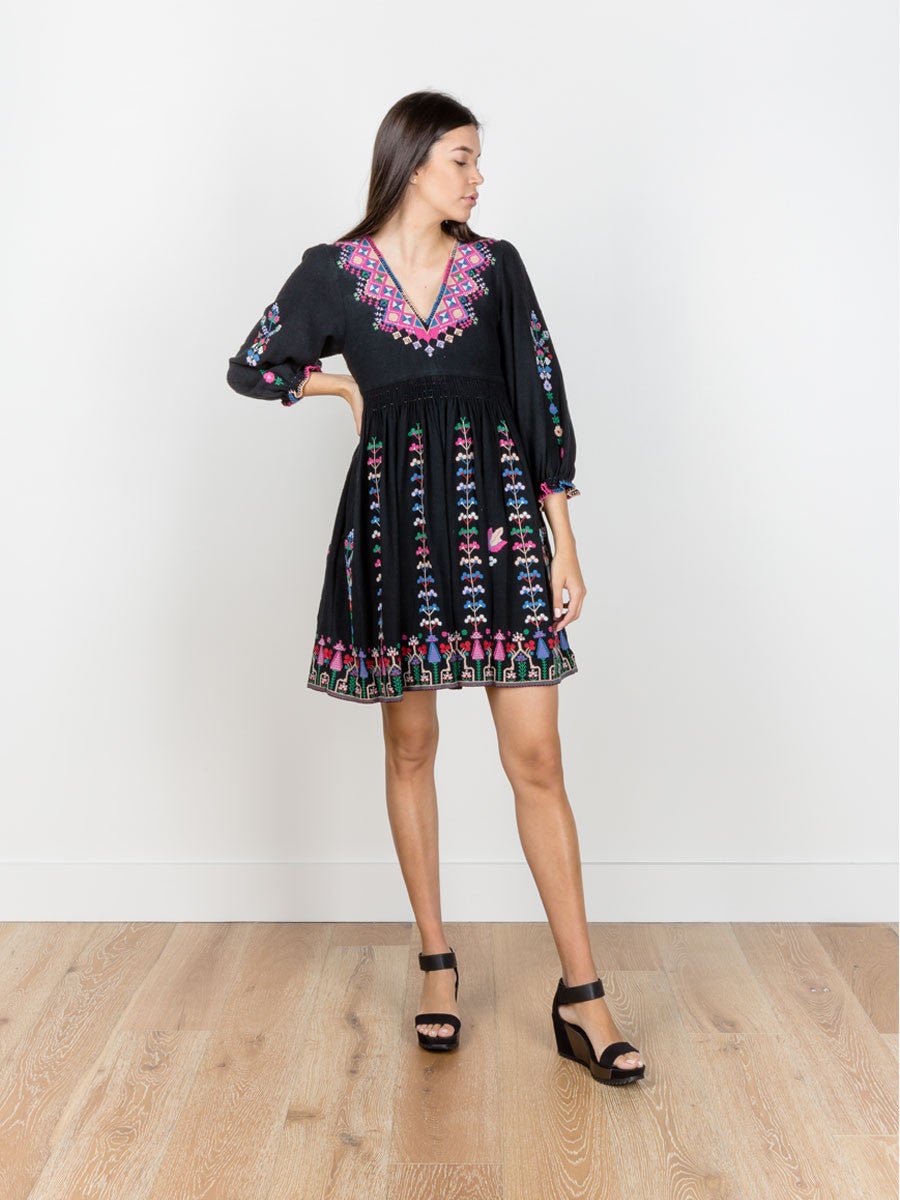 Ulla Johnson Vija Dress in Noir Ulla Johnson Vija Dress in Noir