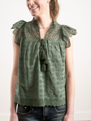 calliope top - army
