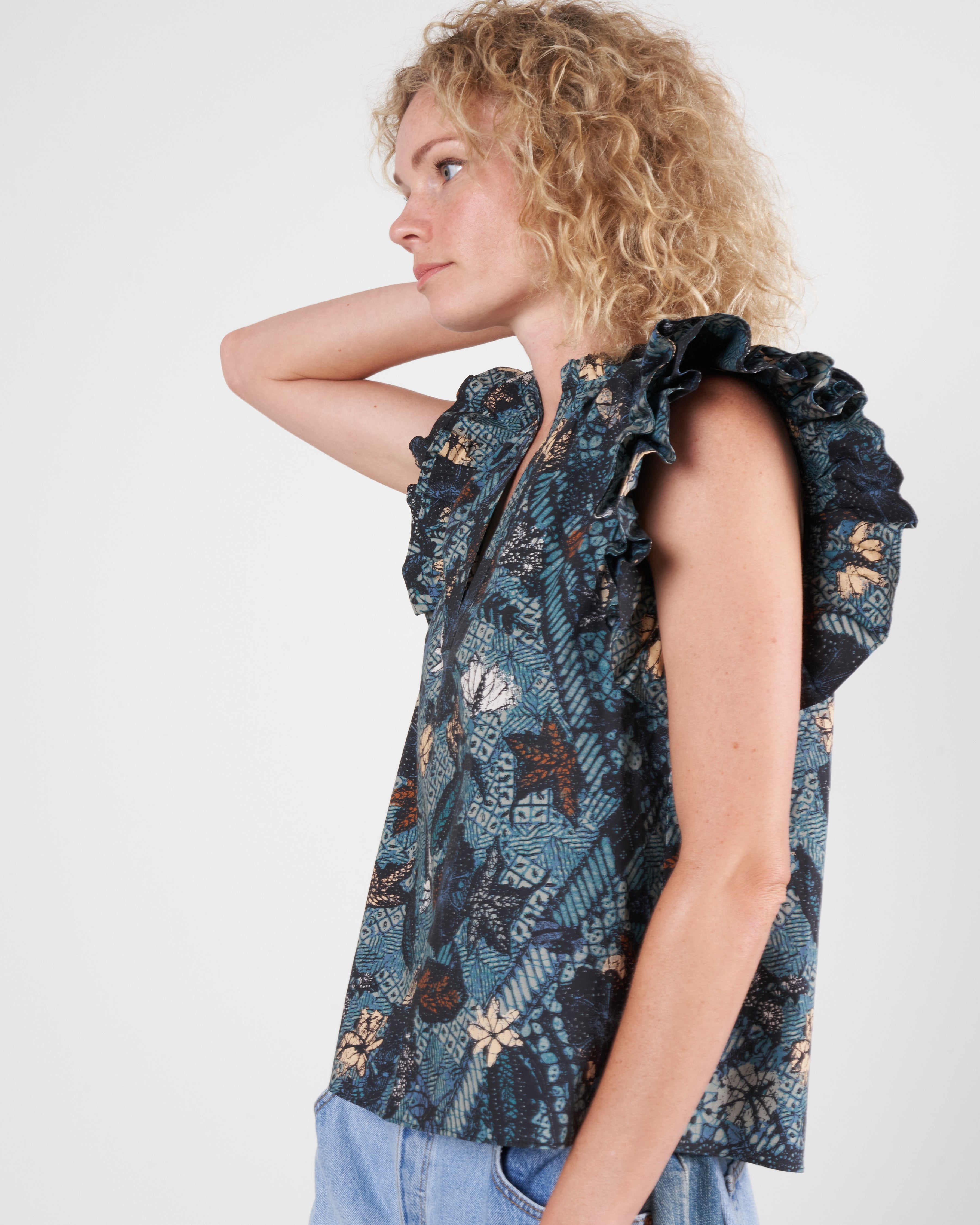 Ulla Johnson Elena Top Rainforest Rain