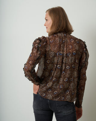 marilla blouse - noir patchwork