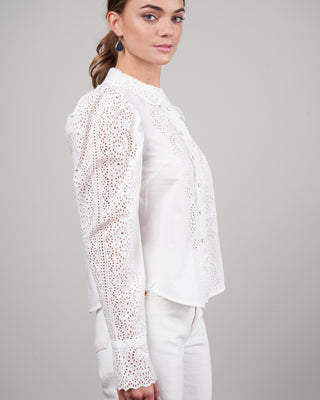 sage blouse - pristine