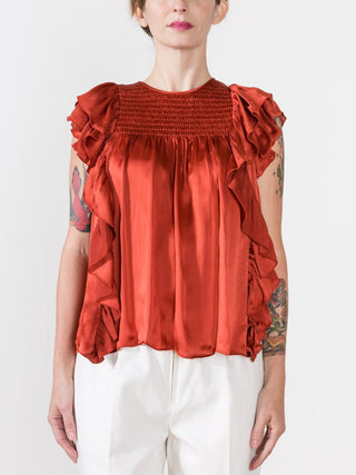 winnie top - crimson