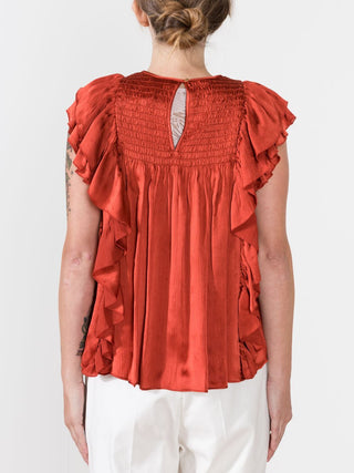 winnie top - crimson