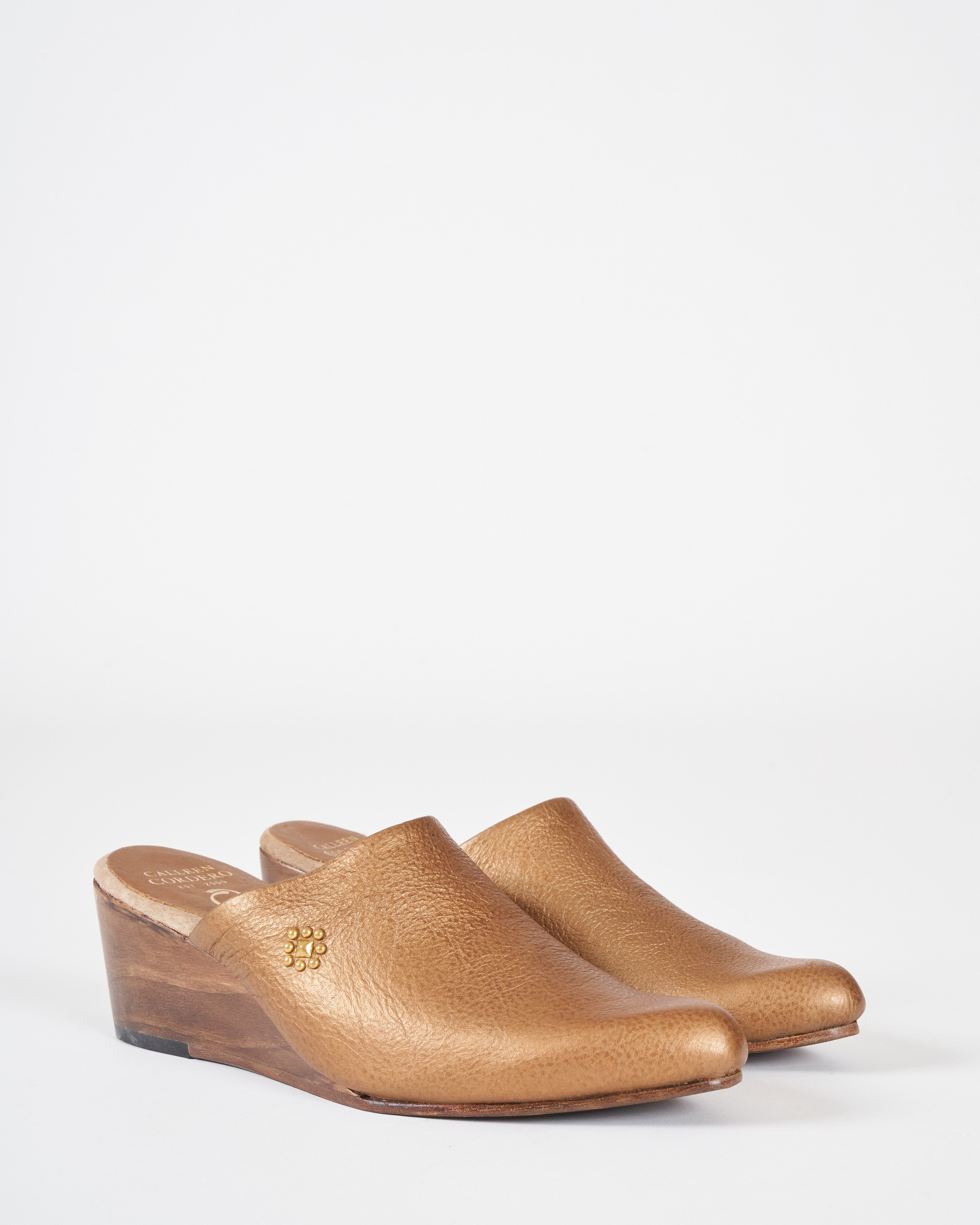 ulla mule bronze nappa