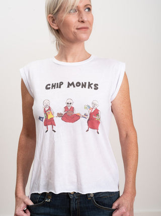 chip monks tee