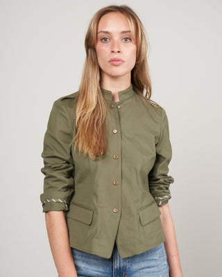 unlined army jacket - olive