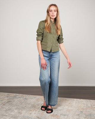 unlined army jacket - olive