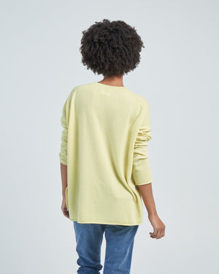 vneck sweater raw hem