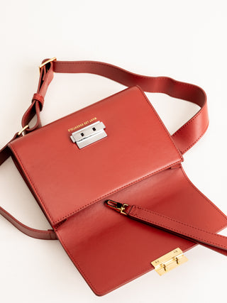 corzo belt bag- brownstone