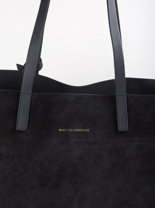 strauss leather tote