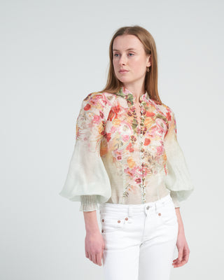 wonderland blouse - elka poppy print