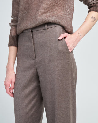 wool pants with lurex