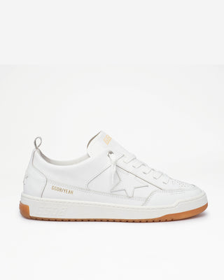 yeah leather sneaker - optic white