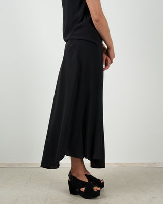 double circle skirt - black