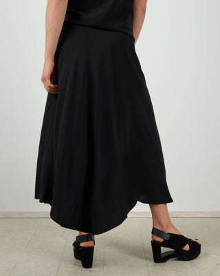 double circle skirt - black