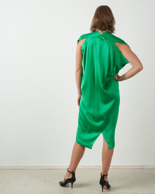 issa dress - emerald