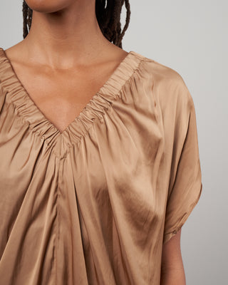 ruched tilly dress - sand
