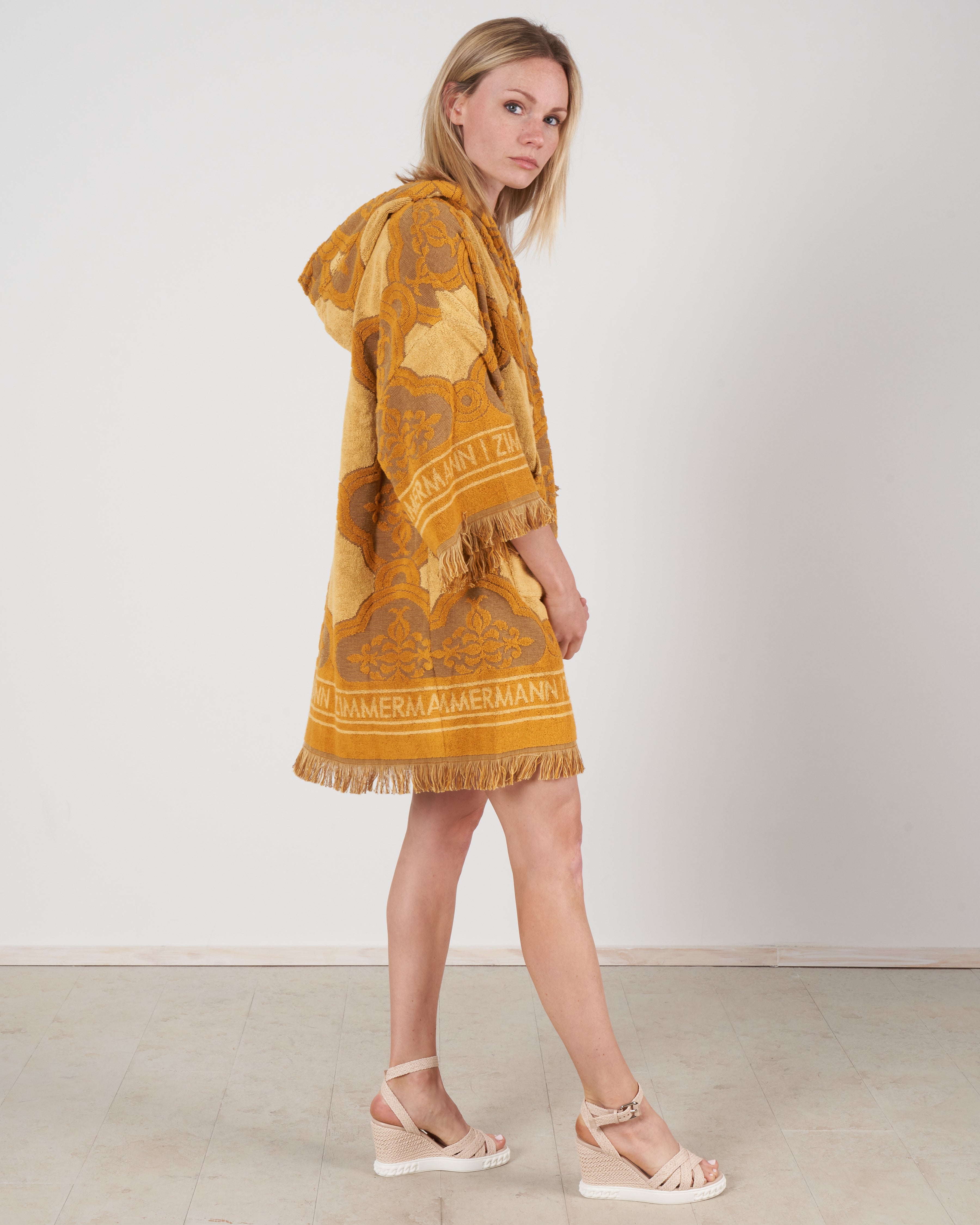 Zimmermann Aliane Terry Towel Dress Mustard Mtd Zimmermann Aliane Terry Towel Dress Mustard Mtd