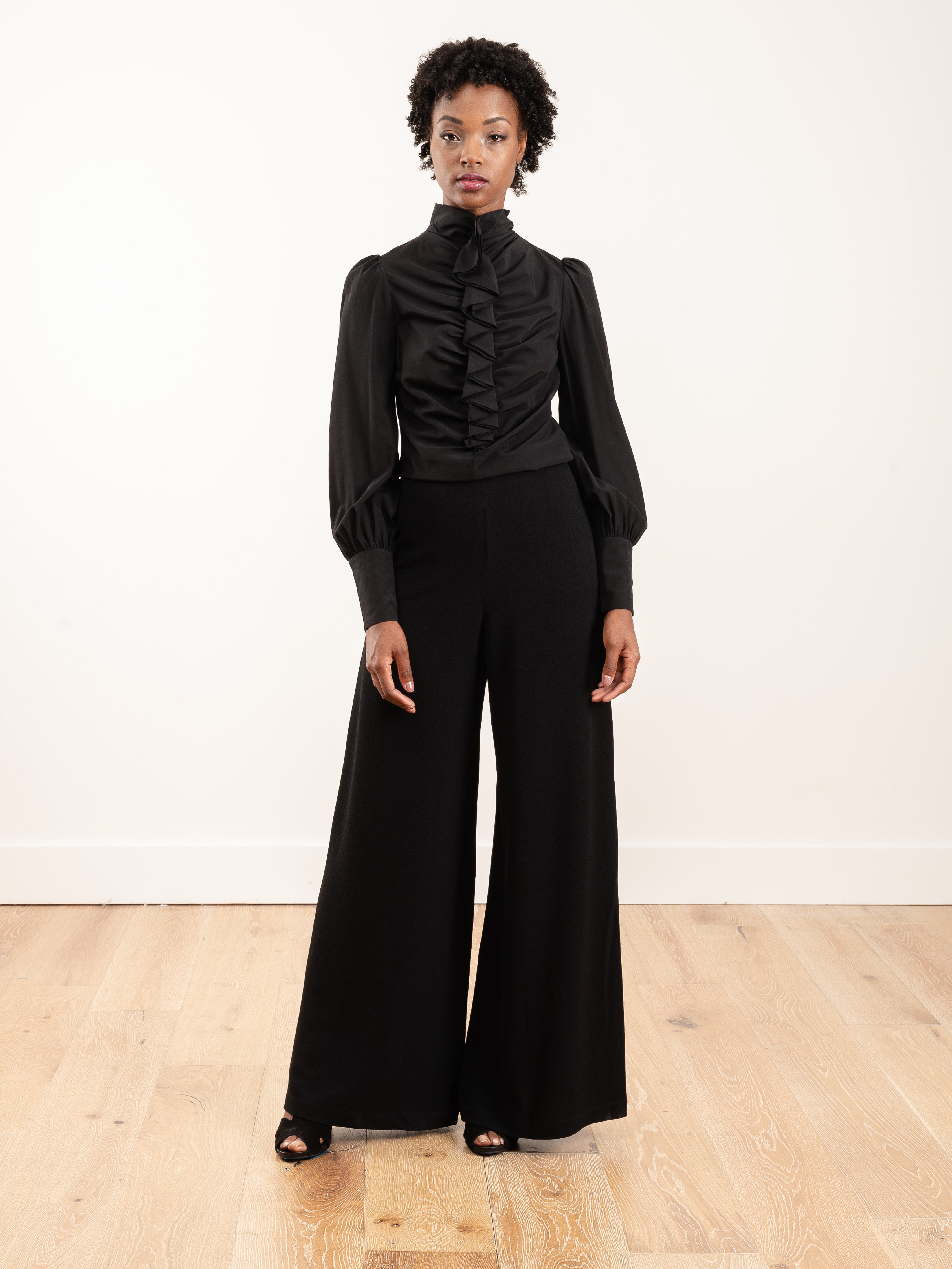 Zimmermann Espionage Wide Leg Trouser Black - Main Image