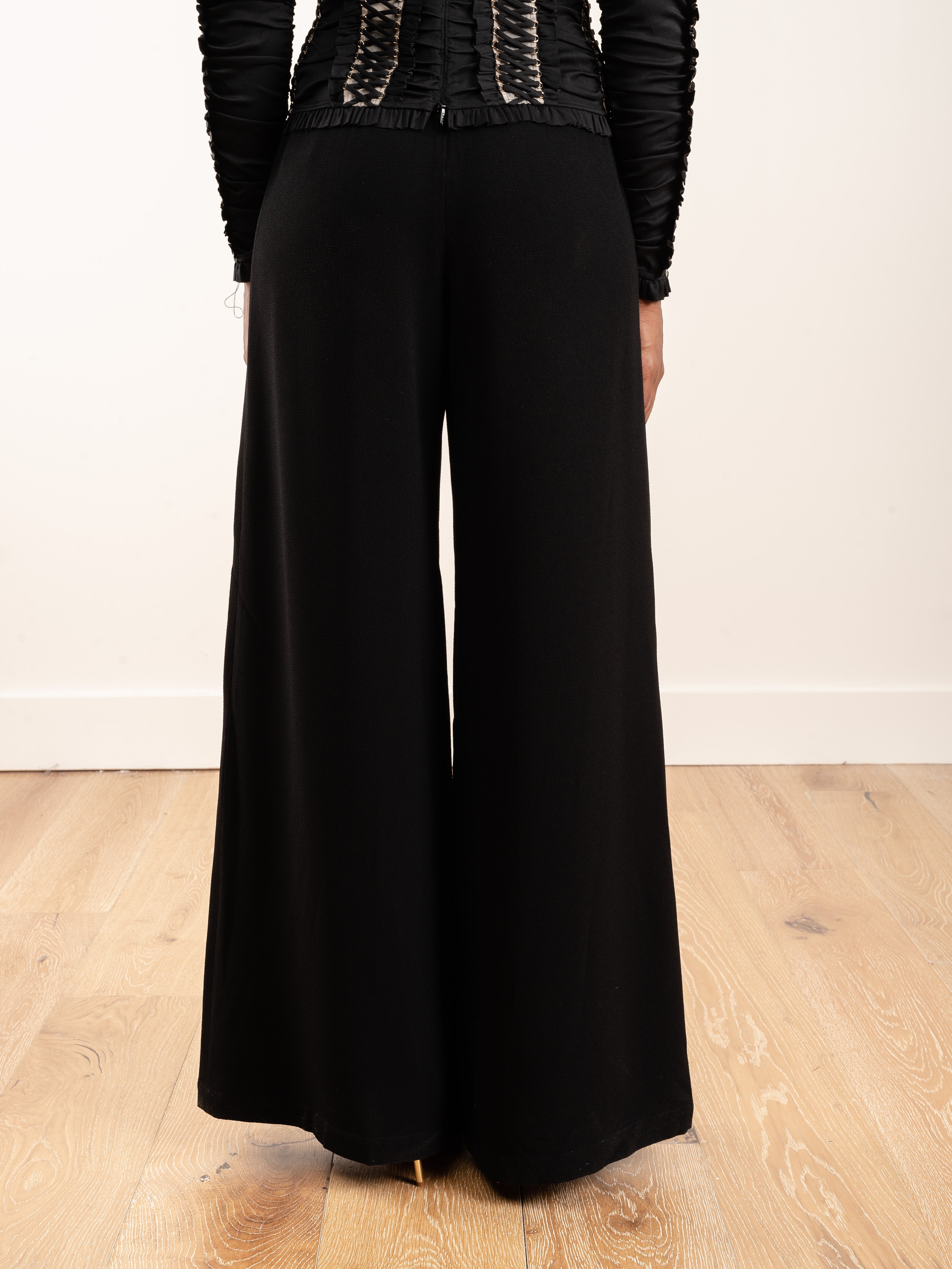 Zimmermann Espionage Wide Leg Trouser Black - Main Image