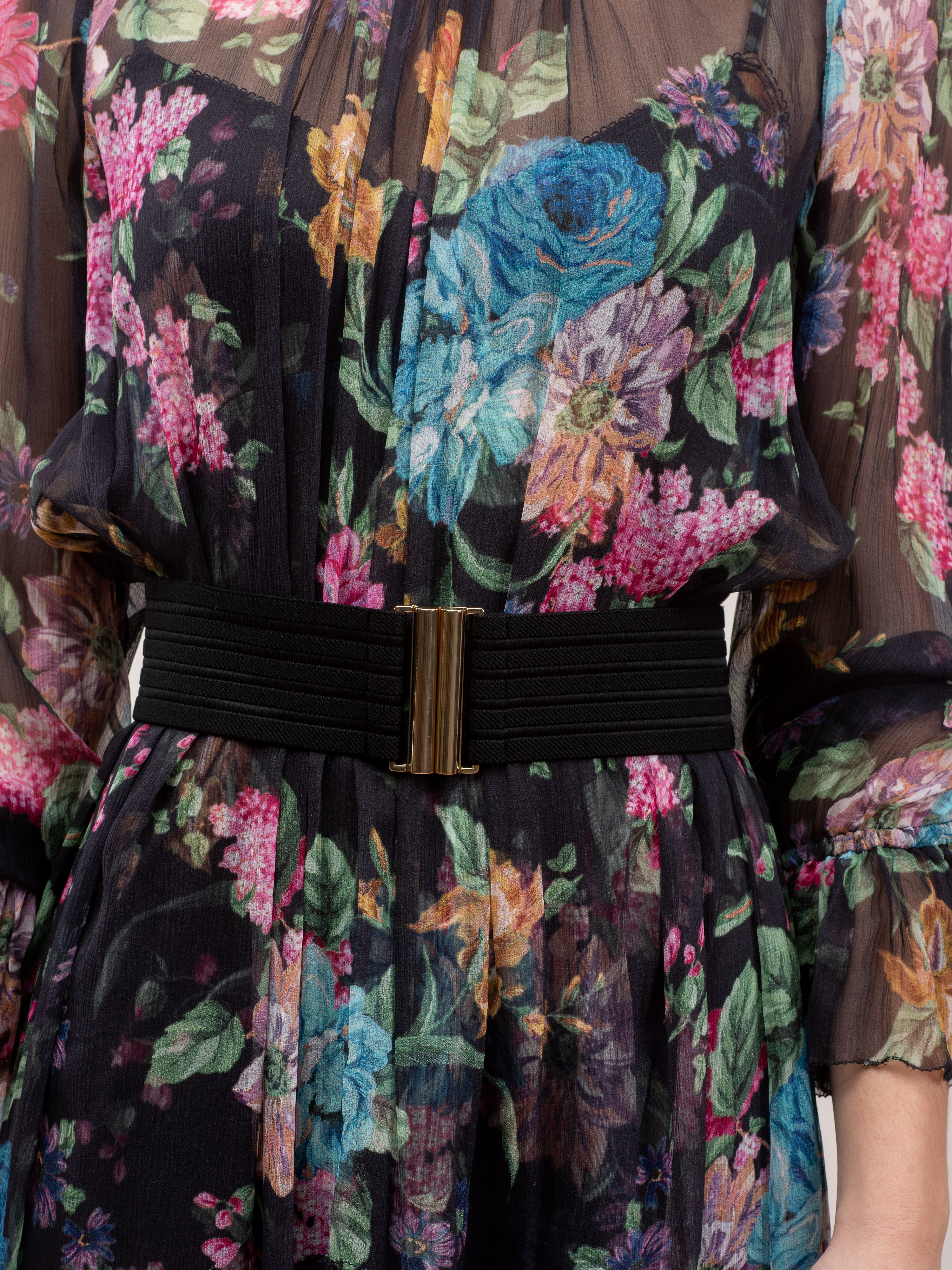 zimmermann chevron lace dress Zimmermann - Painted Heart Chevron Dress - Blossom