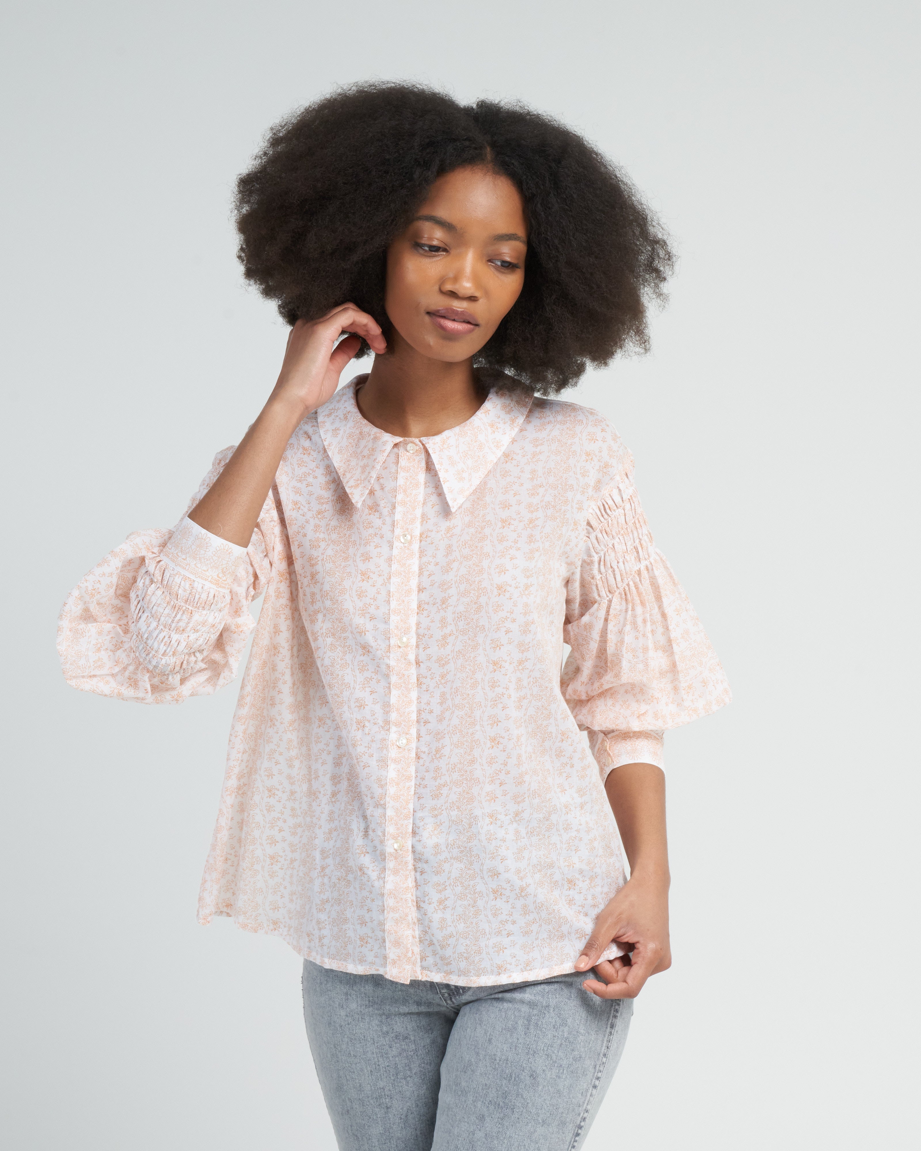 Thierry Colson Zlata Blouse Brandy