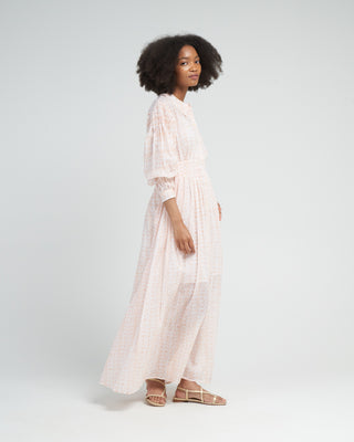 zoe long dress - brandy