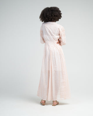 zoe long dress - brandy